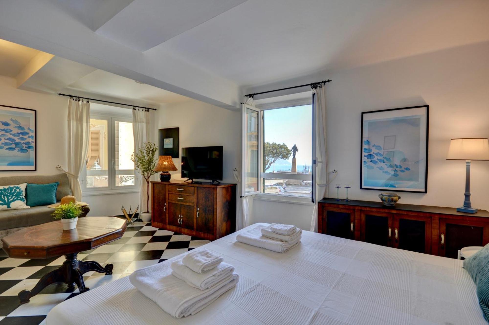 Апартаменты Balcony Sea View Санта-Маргерита-Лигуре Экстерьер фото